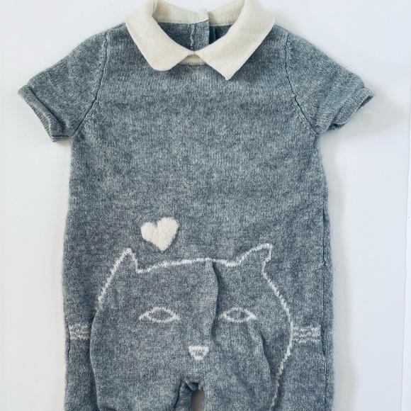 Baby Romper Onesie 100% camshere Grey Soft 3-6 Months KiD GOYO - Picture 6 of 7